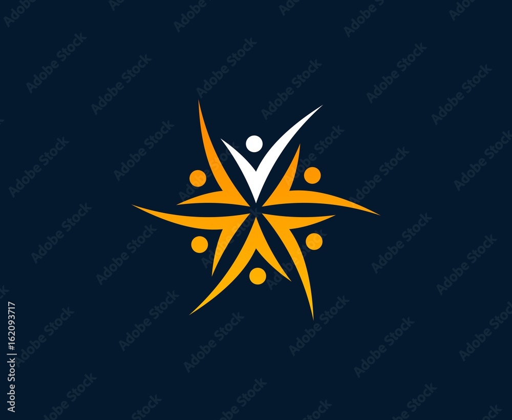 Obraz premium People logo