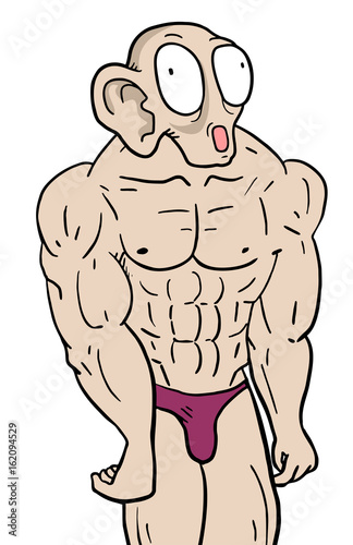 ugly gym man
