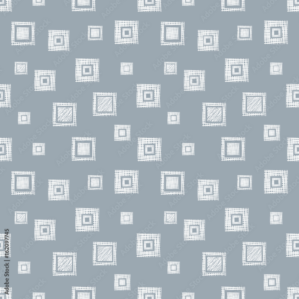 Seamless vector geometrical pattern with rhombus, squares. endless background with hand drawn textured geometric figures. Pastel Graphic illustration Template for wrapping, web backgrounds, wallpaper Seamless vector geometrical pattern with rhombus, squares. endless background with hand drawn textured geometric figures. Pastel Graphic illustration Template for wrapping, web backgrounds, wallpaper