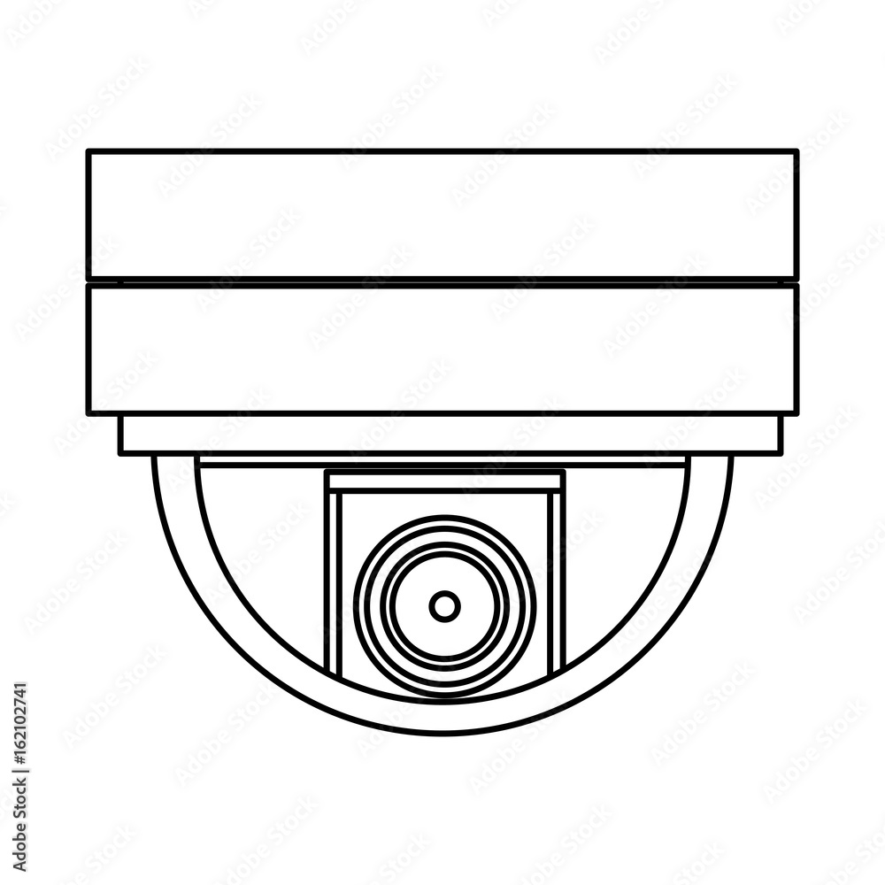 isolated security camera isolated security camera