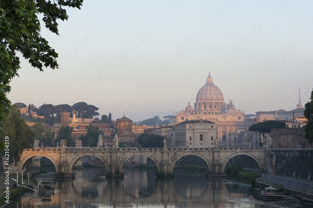 Sunrise at Vatican city, Vatican, Rome, Italy.