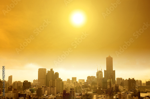Fotografie, Obraz summer heat wave in the city .