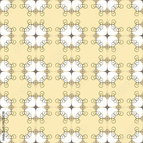 Abstract beige seamless pattern