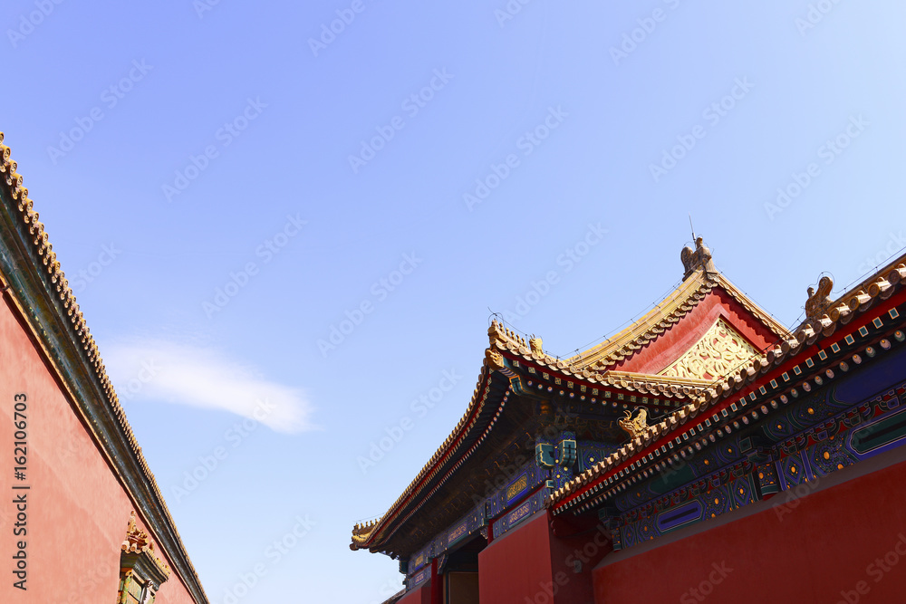 The building in the Forbidden City is in Beijing, China The building in the Forbidden City is in Beijing, China