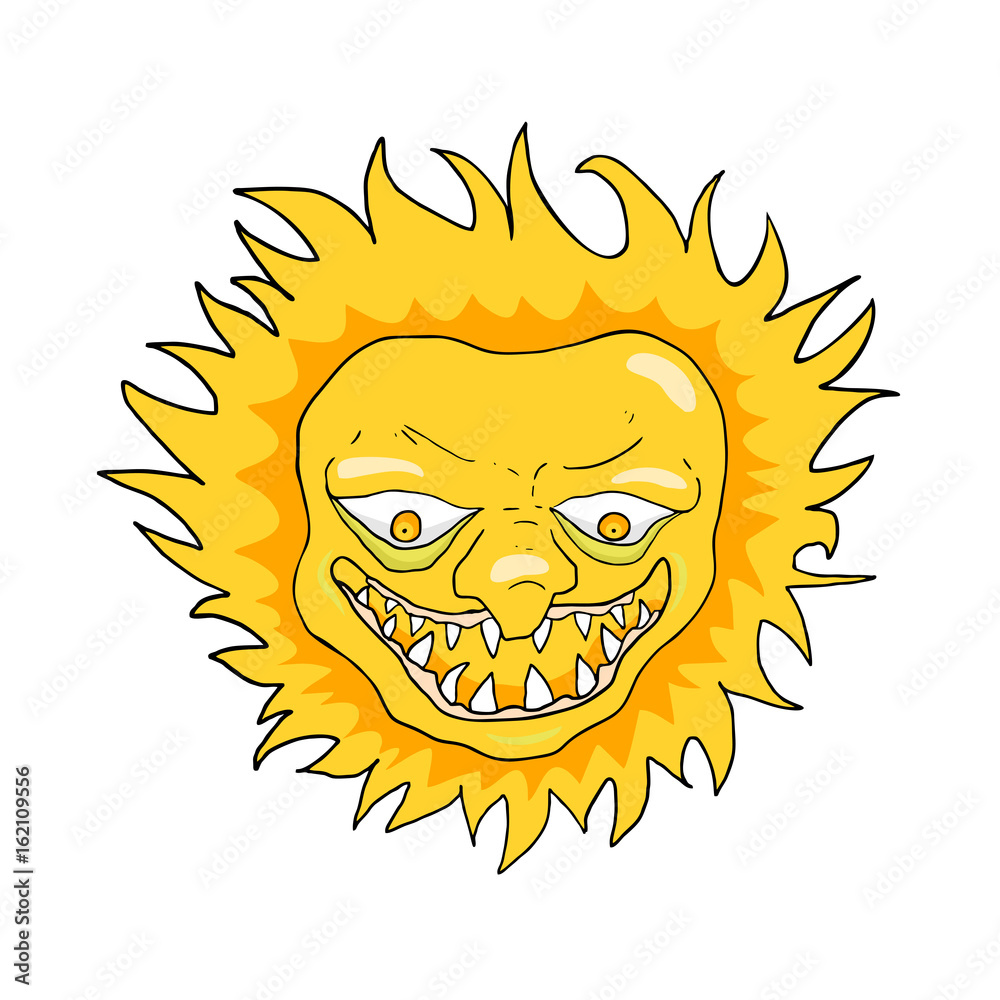 angry sun draw angry sun draw