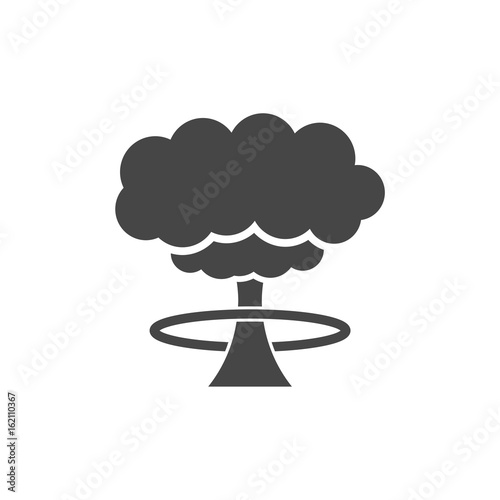 Nuclear explosion mushroom cloud - Illustration