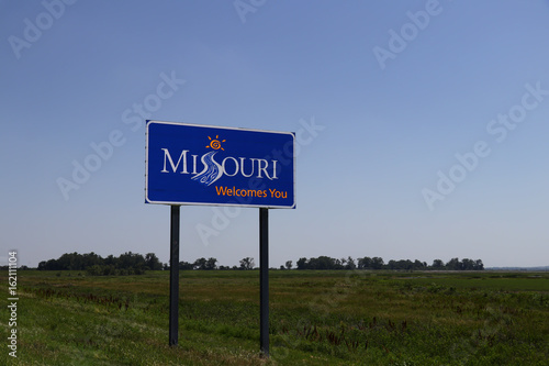 US Highway Exit Sign for Missouir