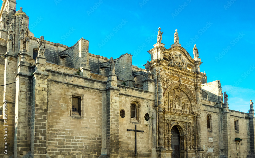Mayor Prioral Church of the Port of Santa Maria, Cadiz province, Andalusia, Spain. Located in the Plaza de España.