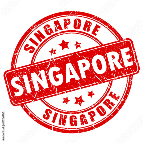 Singapore rubber stamp