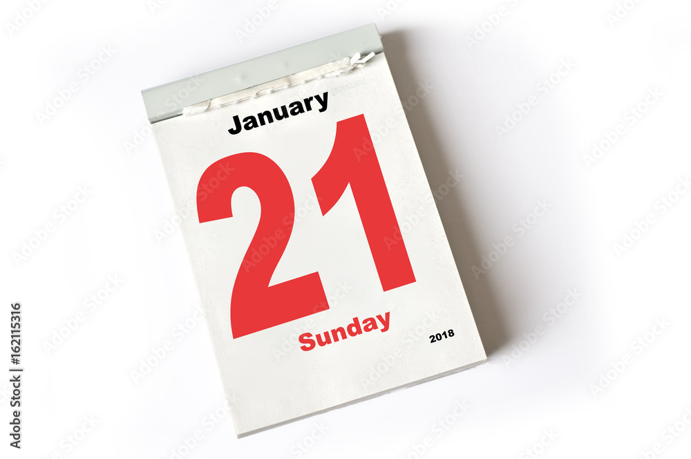 21. January 2018 21. January 2018
