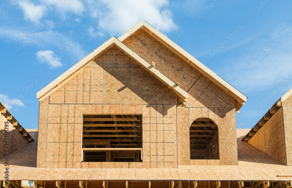 Fototapeta premium Dormer Construction on New House