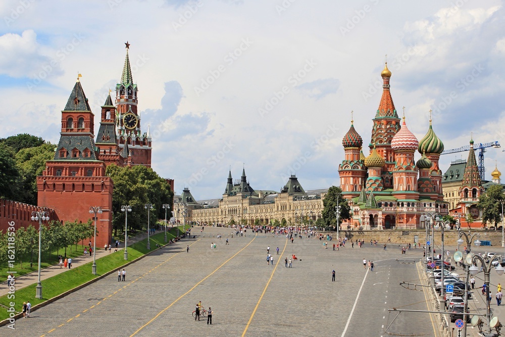  Red Square in Moscow, Russia.