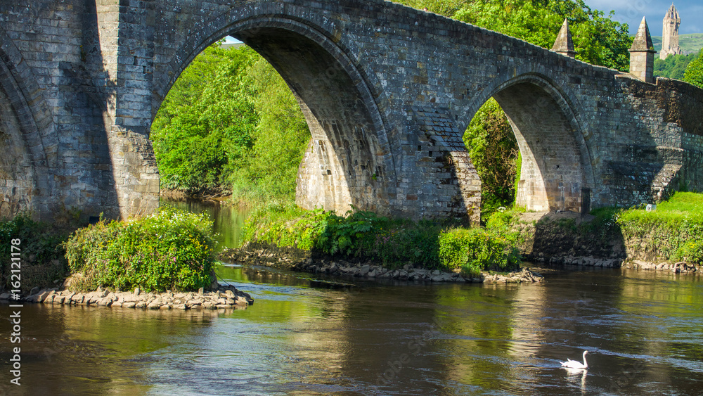 The arches of Old Stirling Bridge