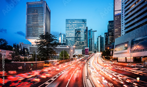 Photography Hong Kong Cityscape at off hours