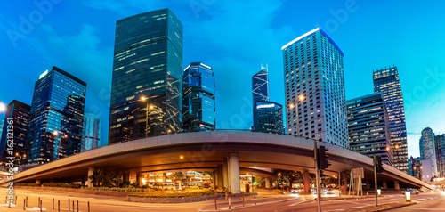 Photography Hong Kong Cityscape at off hours