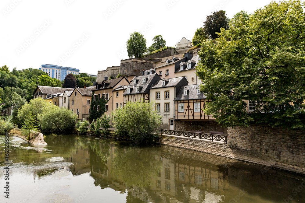 Luxembourg City, downtown city part Grund