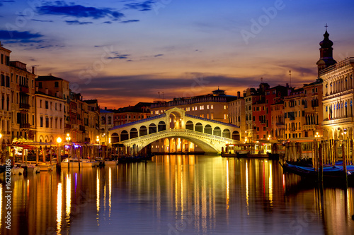 Sunrise over Grand Canal in Venice, Italy