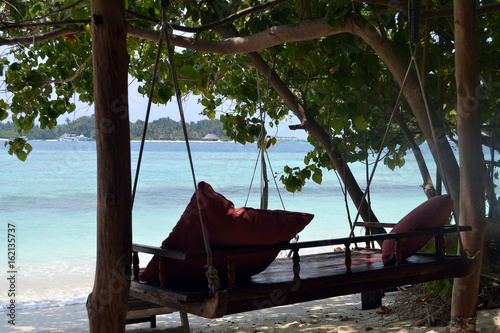 Summer Coast on the Maldives