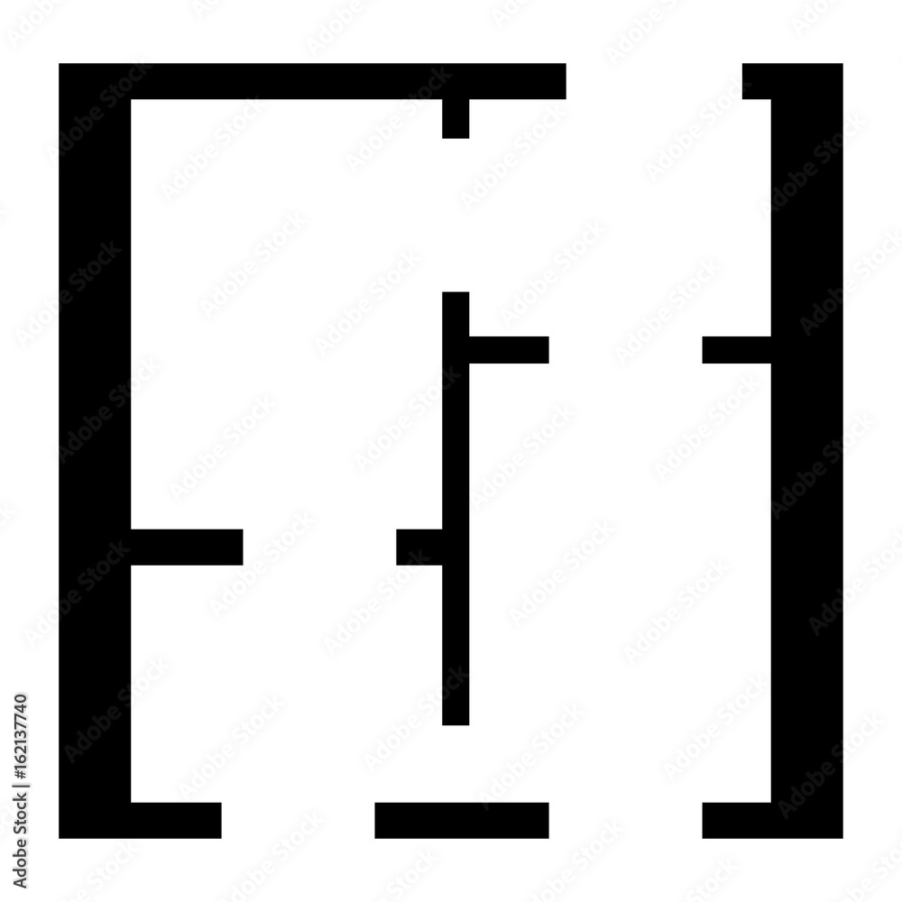 Flat project appartment the black color icon . Flat project appartment the black color icon .