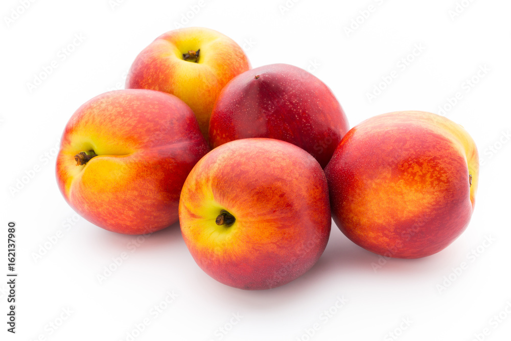 Peach. Fruit with isolated on white background. Peach. Fruit with isolated on white background.