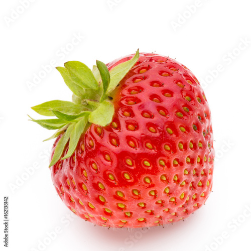 Strawberry isolated on white background. Fresh berry.