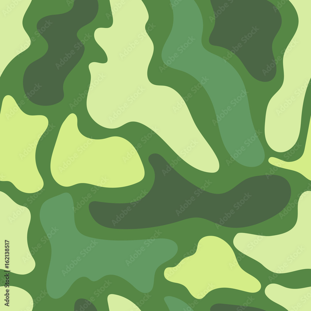 Seamless camouflage pattern, military mask texture for textile, army cloth, wrapping paper, covers