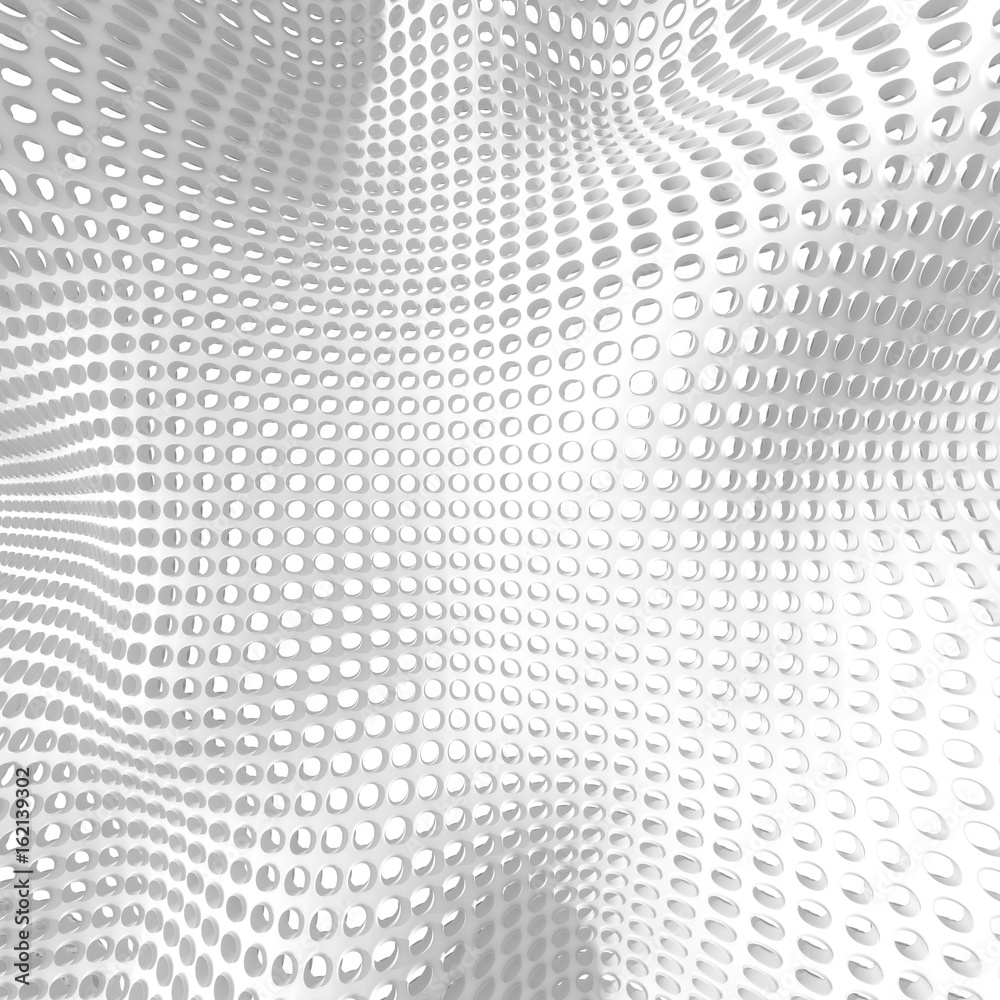 White Elegant Doted Cubes Background White Elegant Doted Cubes Background