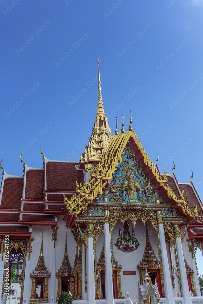 Fototapeta premium Wat Thewarat Kunchorn Worawihan Bangkok Thailand