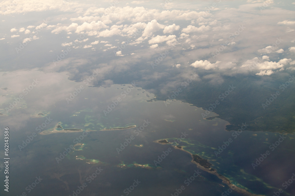 Archipelago San Blas at the northern coast of Panama Archipelago San Blas at the northern coast of Panama
