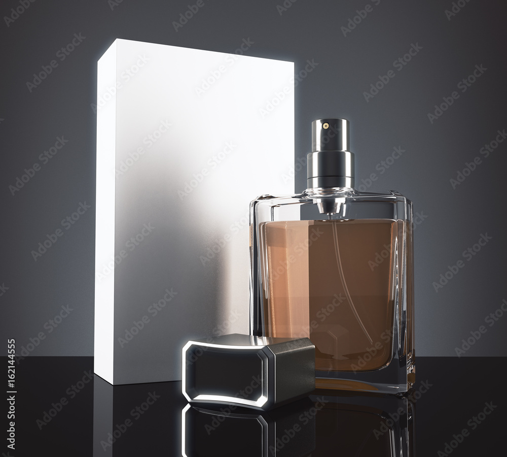 Light perfume with packaging Light perfume with packaging