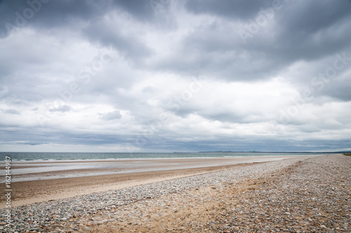 Slika na platnu Findhorn beach, Burghead Bay on the Moray Firth, Scotland.