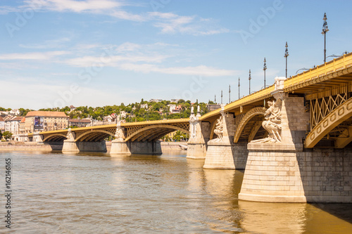 Margaret Bridge (Margit hid) in Budapest, Hungary