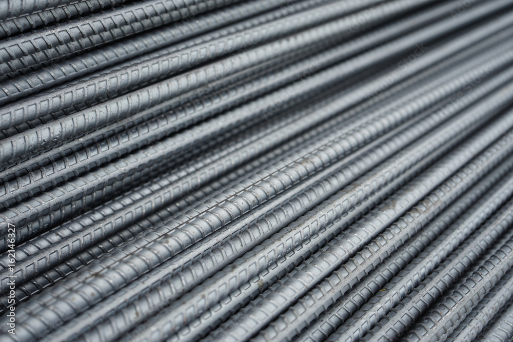 Steel bars use for reinforce concrete, steel rods texture for background Steel bars use for reinforce concrete, steel rods texture for background