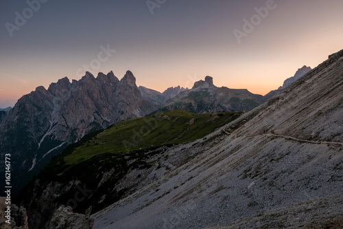 Sonnenaufgang in den Dolomiten