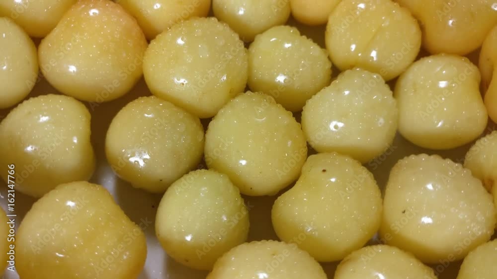 Great background of fresh yellow cherry's berry rotating close up. Footage will work great for any videos dealing with summer, fun, relaxation, healthy nutrition and much more. Great background of fresh yellow cherry's berry rotating close up. Footage will work great for any videos dealing with summer, fun, relaxation, healthy nutrition and much more.