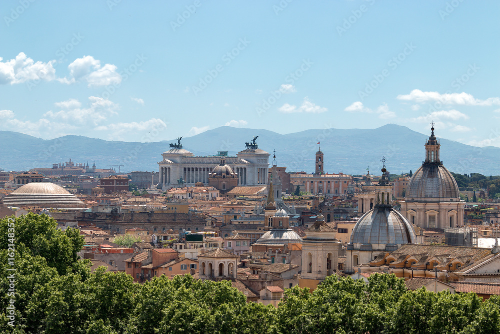 Sweeping view of Roman vistas