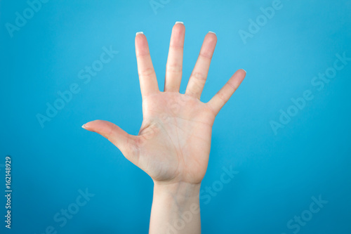 woman hand palm