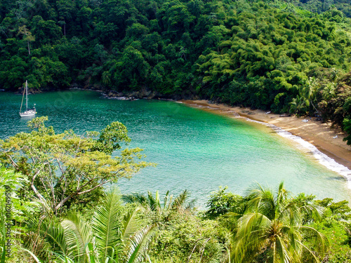Englishman s Bay is an exotic beach on Tobago in the Caribbean