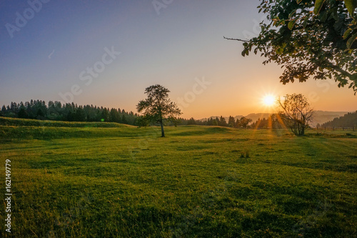 Sonnenuntergang im Allgäu 2 photo