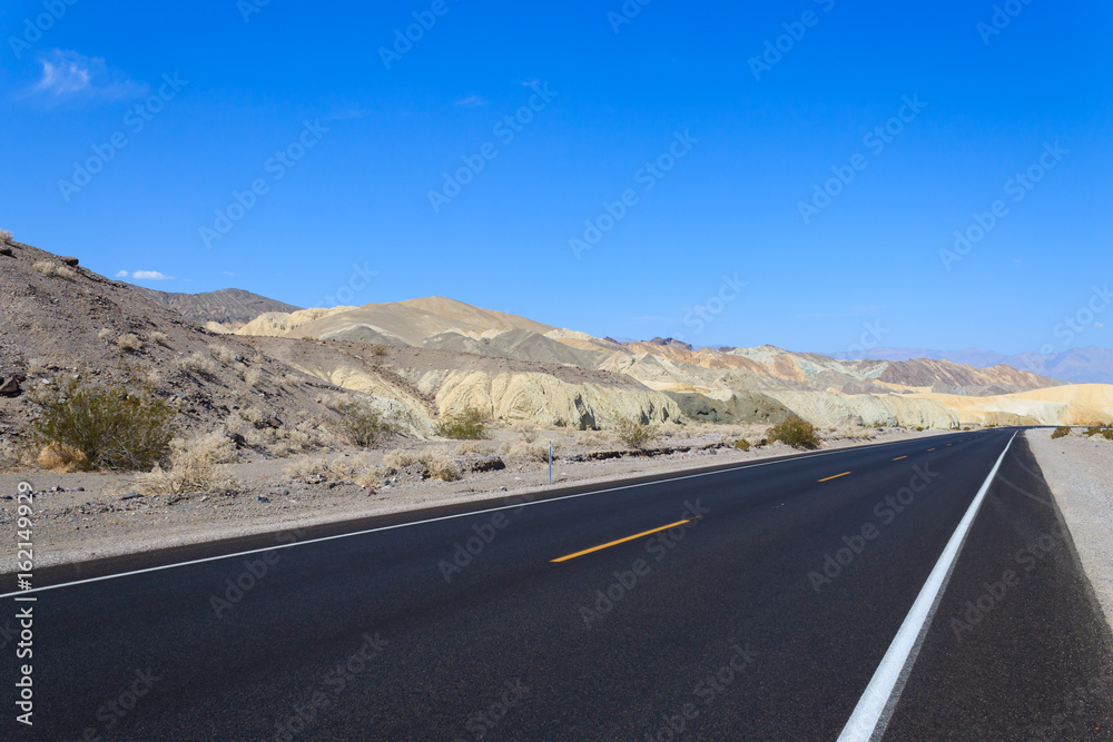 Perspective road, Death Valley, USA