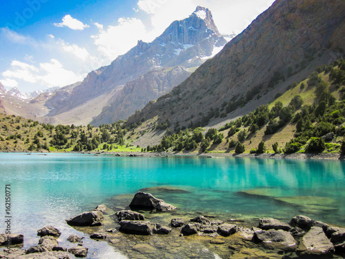 Beautiful landscape of the Fann Mountains, Tajikistan