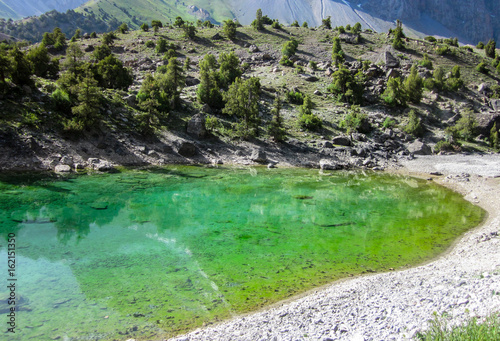 Beautiful landscape of the Fann Mountains  Tajikistan