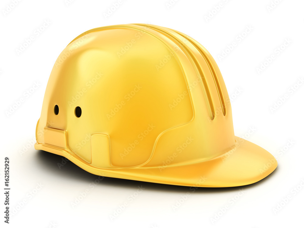 Fototapeta premium Yellow helmet worker