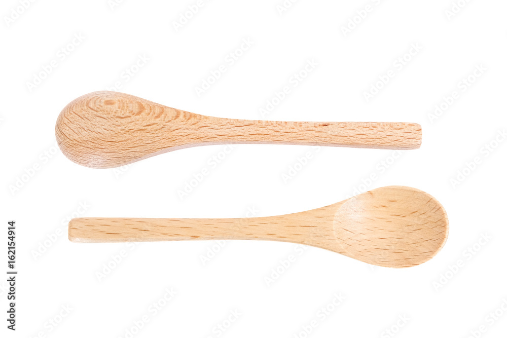 Wooden spoon on isolated background Wooden spoon on isolated background