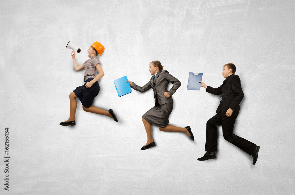 Fototapeta premium Just like grown ups