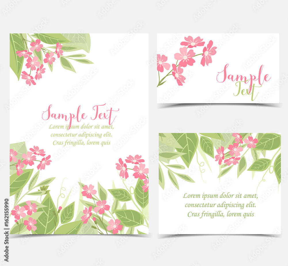 Backgrounds with pink flowers
