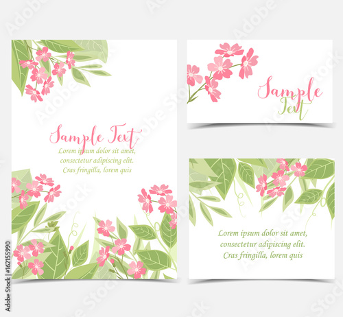 Backgrounds with pink flowers