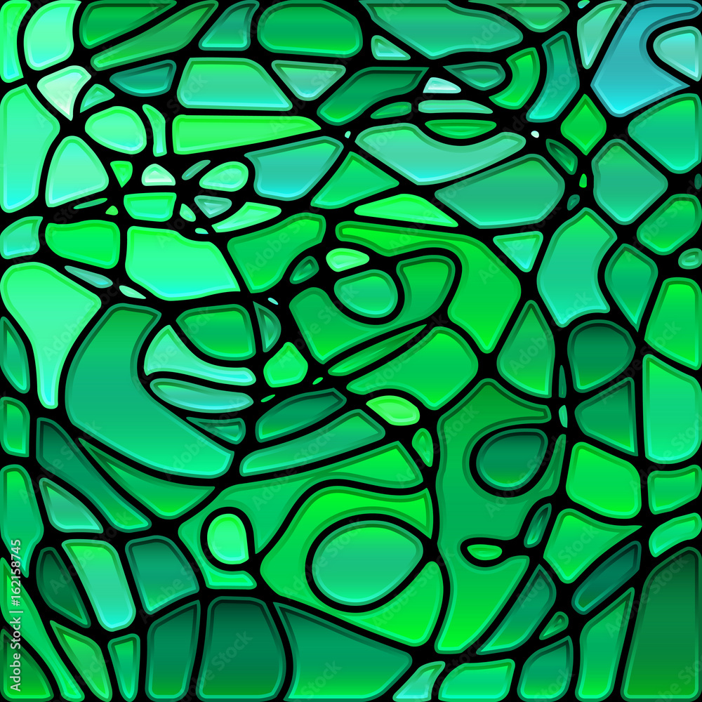 Naklejka premium abstract vector stained-glass mosaic background