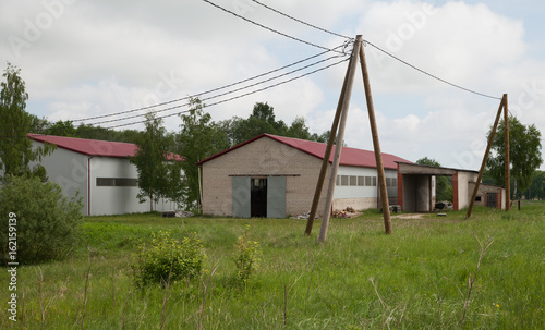 Wallpaper Mural Buildings of modern farm. Torontodigital.ca