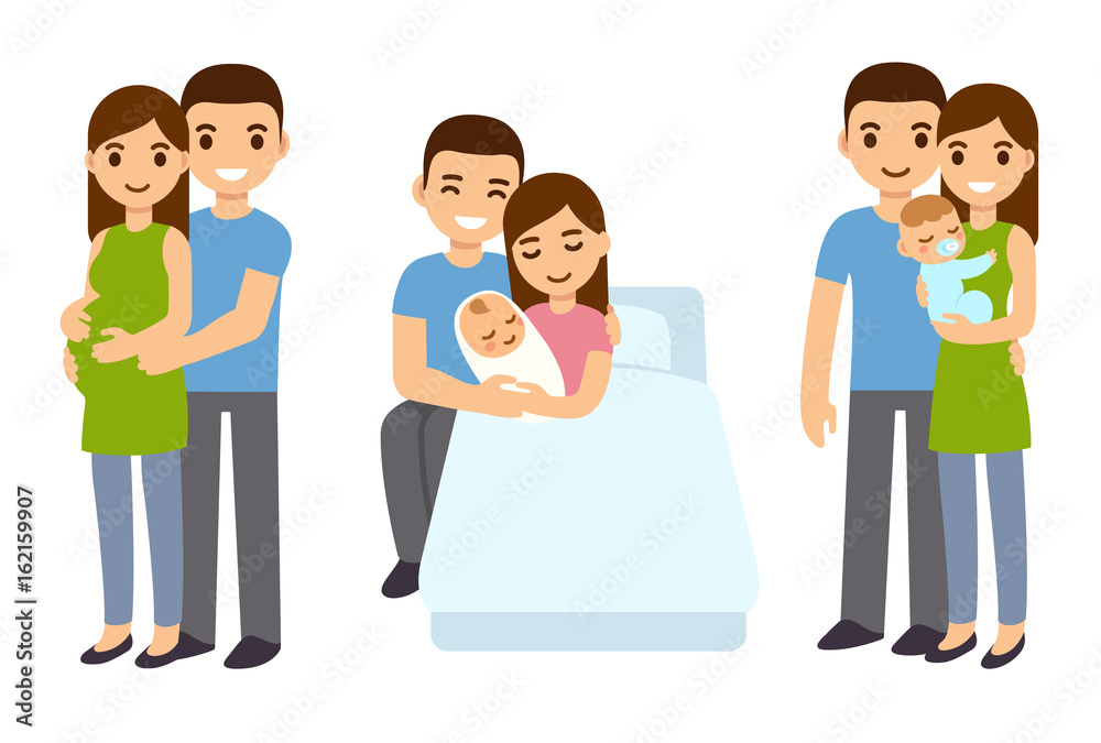 Pregnancy and birth in family. Pregnancy and birth in family.
